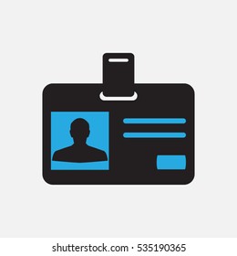 identity card, card, icon, vector illustration EPS 10