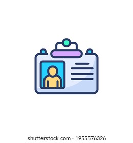 Identity Card icon in vector. Logotype