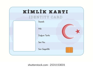 Tarjeta de identidad. Tarjeta de identidad turca. Documento de identidad de la República de Turquía, pasaporte, Licencia de conducir. Tarjeta de identidad de muestra.