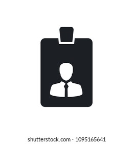identity card vector icon