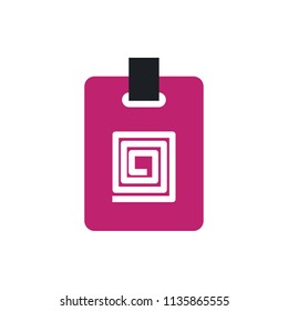 identity card vector icon