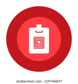 identity card vector icon