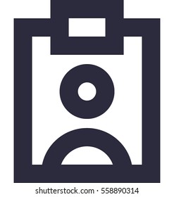 Identity Card Vector Icon