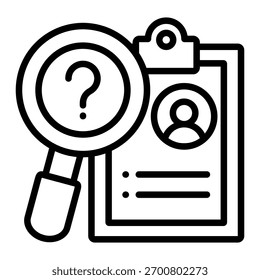 Elemento Ícone De Verificação De Identidade Para Design