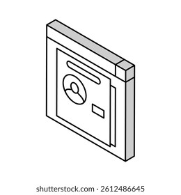 identity company employee isometric icon vector. identity company employee sign. isolated symbol illustration