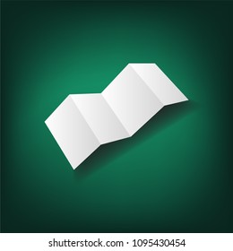 Identity design, corporate templates, company style, set of booklets, blank white folding paper flayer. Vector illustration