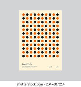 Identity Design. Modern corporate report cover. Abstract geometric illustration design layout. Company identity brochure template. Texture. Pattern. Background. Autumn. Halloween. Eps10 vector