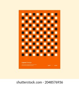 Identity Design. Modern corporate report cover. Abstract geometric illustration design layout. Company identity brochure template. Texture. Pattern. Background. Autumn. Halloween. Eps10 vector