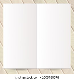 Identity design templates, blank white paper flyer