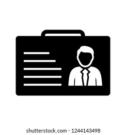 Identity Glyph Black Icon