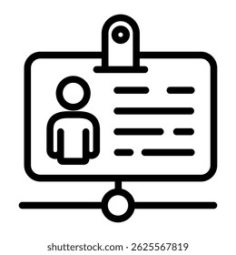 Elemento de icono de identidad para diseño