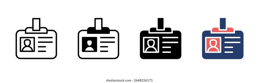 Identity icon sheet multiple style collection
