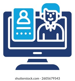 Identity Management Icon Element For Design