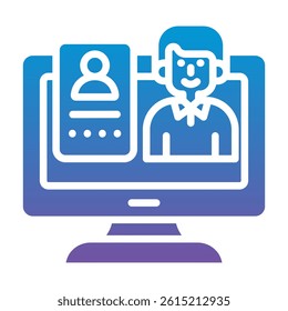 Identity Management Icon Element For Design