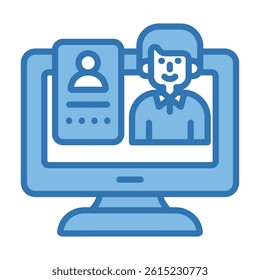 Identity Management Icon Element For Design