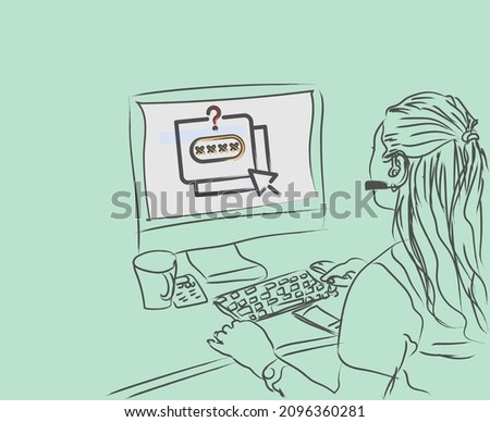 Identity Management (IDM) and Privileged Access Management (PAM) icon show customer support girl