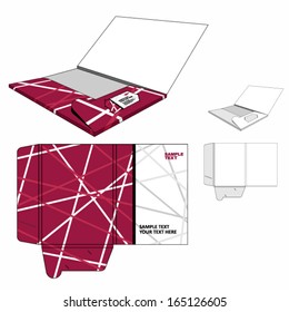 Identity template. Folder design.