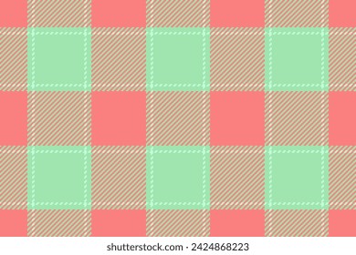 Identidad textil textura de control, patrón sin fisuras tartán conceptual. Vector de fondo de tela de aislamiento a cuadros en colores claros y rojos.