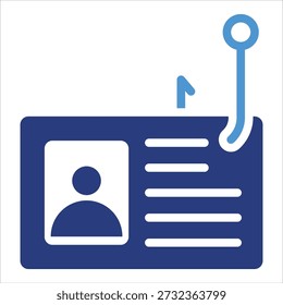 Elemento de icono de robo de identidad para diseño