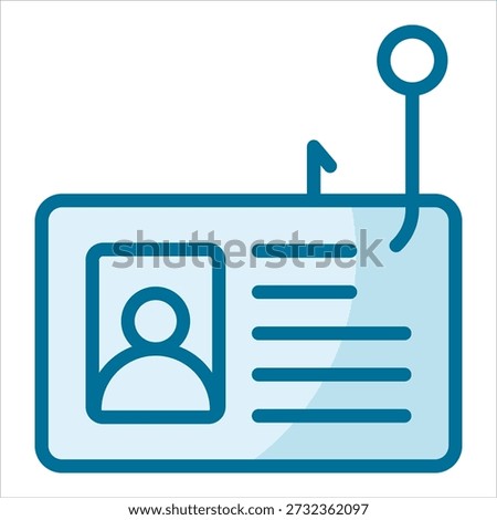 Identity Theft Icon Element For Design