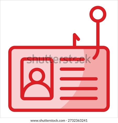 Identity Theft Icon Element For Design