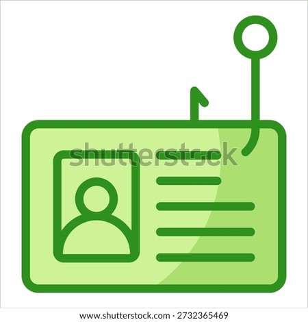 Identity Theft Icon Element For Design