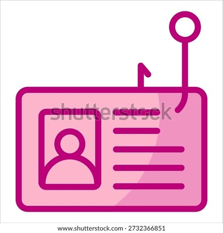 Identity Theft Icon Element For Design
