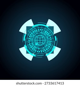 Identity Theft Protection Cybersecurity Digital Identity Protection modern illustration symbolizing cybersecurity and personal data protection, shield security, fingerprint authentication, password