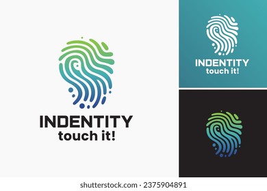 "Identity touch logo" is a versatile design asset that can be used to create logos and brand identities with a distinctive and tactile feel.