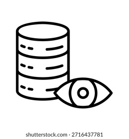 Ilustración vectorial de iconos de esquema de Identity Vault