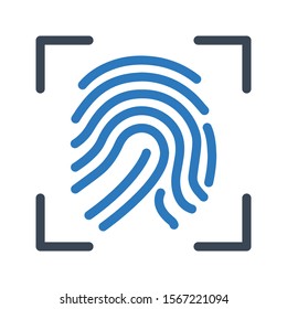 identity vector glyph colour icon 