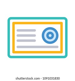 identity visiting card 