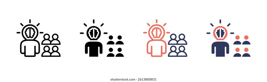 Ideology Icon Element For Design And Vector