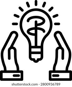 Ideology Line Icon and Vector
