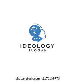 Ideology logo design icon template