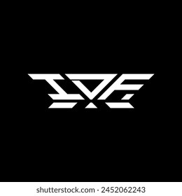 IDF letter logo vector design, IDF simple and modern logo. IDF luxurious alphabet design  