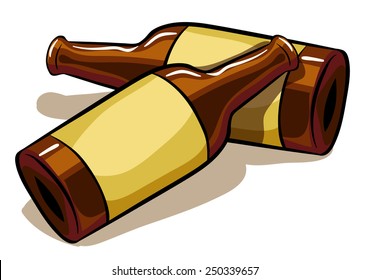 An idiom about drinking like a fish on a white background
