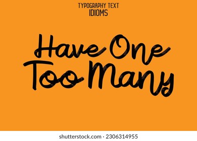 Idiomático dice tener demasiados signos de tipografía 