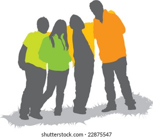 Idiotic Silhouettes Vector