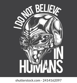 ido not believe in hunting illustrations with patches for t-shirts and other uses