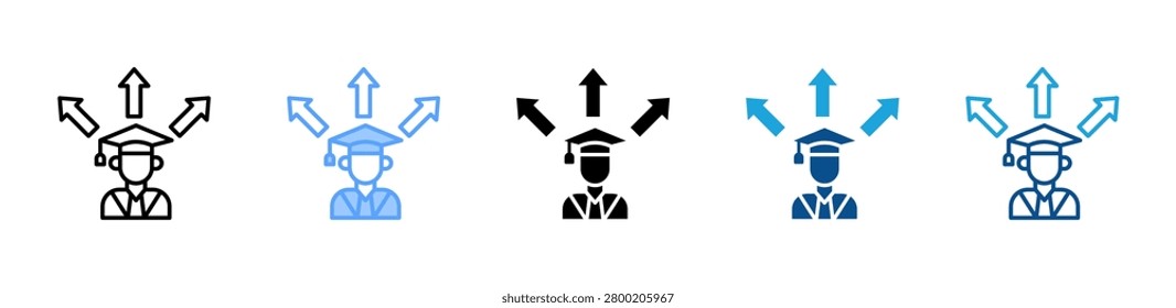 Idp web icon with multiple style collection