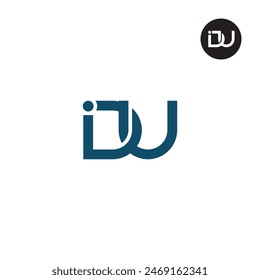 IDU Logo Letter Monogram Design