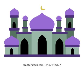 Idul Adha Hintergrund mit islamischer Moschee