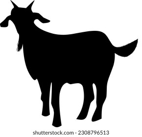 Idul adha eid adha goat sillhouette transparent. Fit for islamic event idul adha.