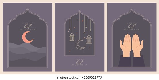 Idul Fitri Ramadan Kareem Islamic greeting card template for wallpaper design, poster, and media banner. Islamic background for Ramadan.