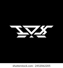 Diseño de Vector de logotipo de letra IDX, logotipo simple y moderno IDX. Diseño de alfabeto de lujo IDX  