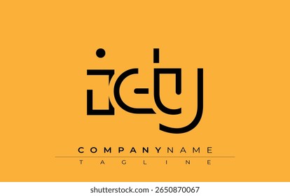 IDY abstract letter design. Modern Business Logo Design With Abstract Typography and Contemporary Style