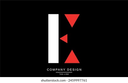 IE, EI Abstract Letters Logo Monogram Design Vector Font