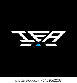 Diseño de Vector del logotipo de la letra de la IEA, logotipo simple y moderno de la IEA. Diseño de alfabeto lujoso de IEA  