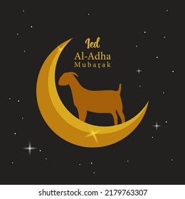Ied Al-Adha mubarak concept, vector art and illustration